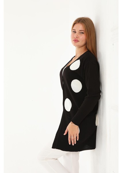 Ince Triko Hırka Puantiye Desen fırsatları