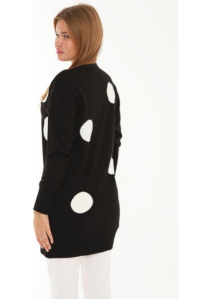 Ince Triko Hırka Puantiye Desen indirimleri