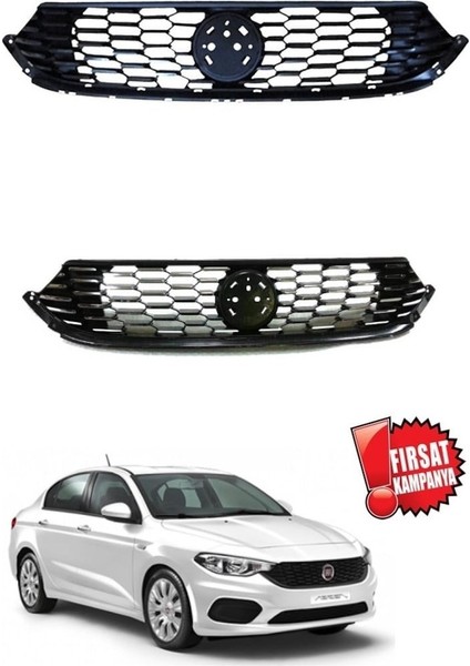 Fiat Egea Ön Panjur Siyah Iyi Kalite 504593209