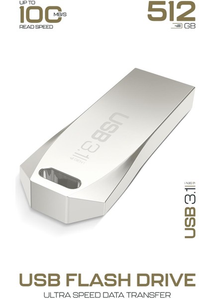 Premium 512 GB USB 3.1 Metal Gövde Ultra Hızlı Flash Bellek Data Traveler modelleri