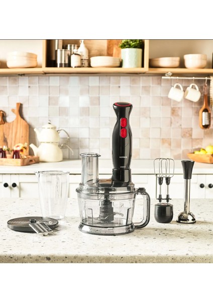 PRO-2000W Turbo Doğrayıcı, Dilimleme Rondo, Blender - Ikili Çelik Mikser, Buz Kırıcı Mutfak Robotu fiyatları