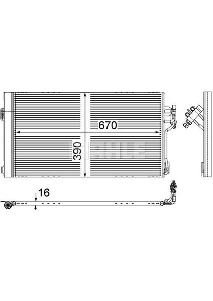 Mtxdpn Klima Radyatoru Mercedes Vito W639 03