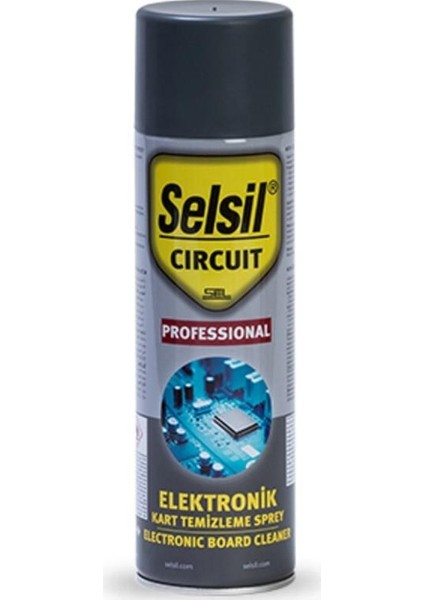 Selsil Yağsız Elektronik Devre Kart Temizleyici 500 ml
