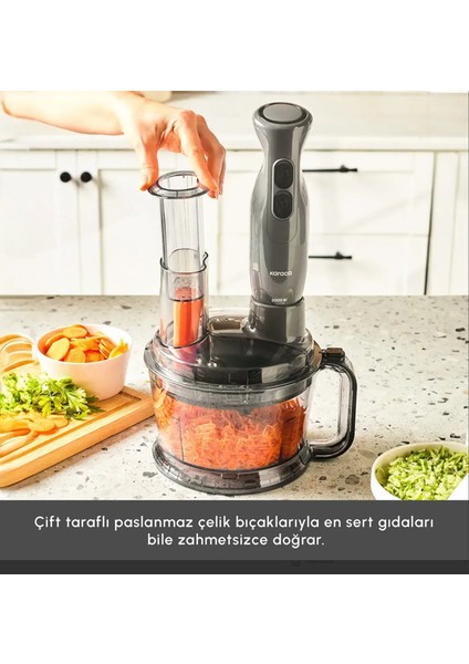 PRO-2000W Turbo Doğrayıcı, Dilimleme Rondo, Blender - Ikili Çelik Mikser, Buz Kırıcı Mutfak Robotu modelleri