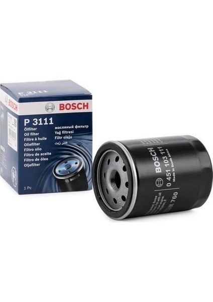 Bosch Fiat Tempra Tipo Uno Palio Albea 1.6 Yağ Filtresi