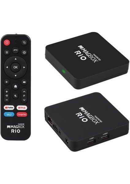 Magroid Rio 2 GB Ram 32 GB Rom 4K Ultra Hd Android Box (Android 10)