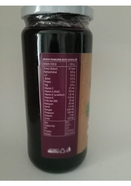 Aronya PEKMEZİ-500 cc Kavanoz modelleri