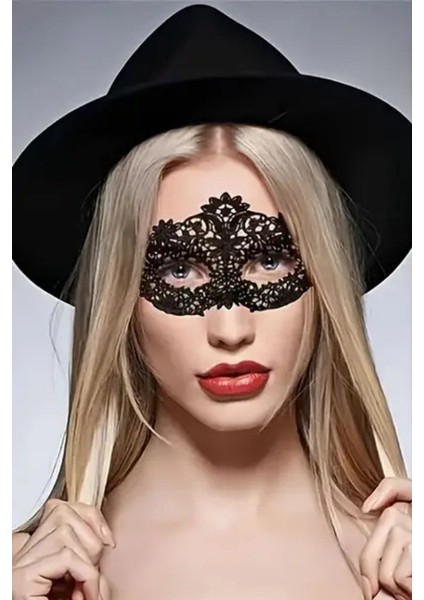 Çiftler İçin İkili Parti Maskesi Seti - Dantel Göz Maskesi ve Venedik Maskesi modelleri