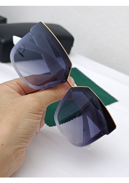 Kadın Güneş Gözlüğü Büyük Yuvarlak Beyaz modelleri