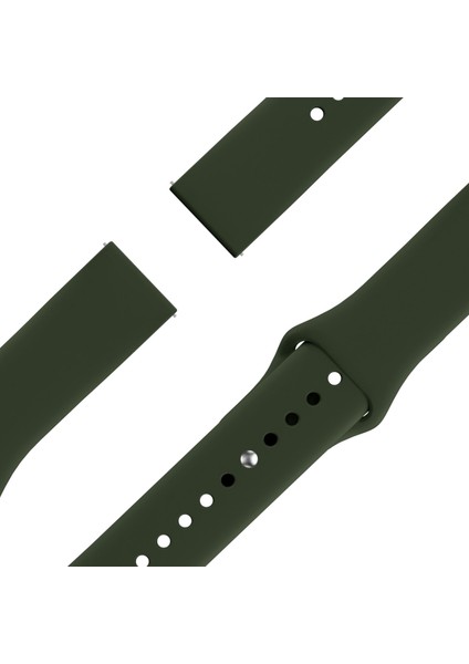 Huawei Watch Gt6 Gt6 Pro 46MM Uyumlu Standart Klasik Spor Silikon Kordon 22MM Kayış