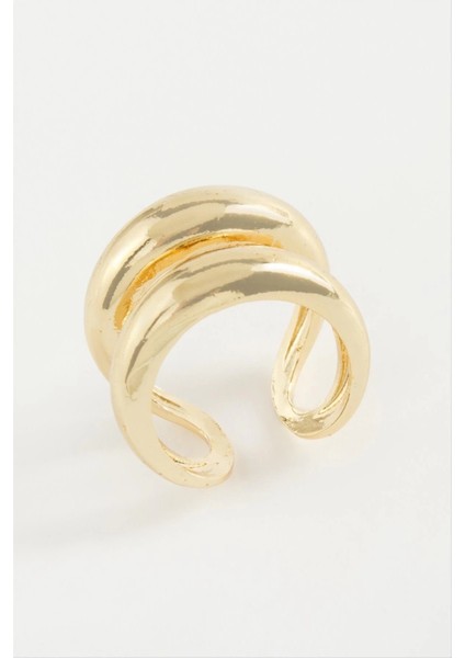 Çift Halka Metal Yüzük