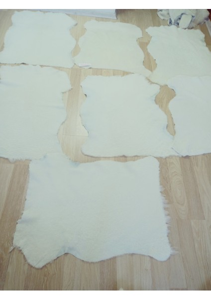 Doğal Işlenmemiş Kırpılmış Koyun Postu Halı Seccade Kilim