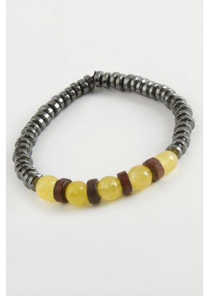 Akik Hematit Doğaltaş Bileklik