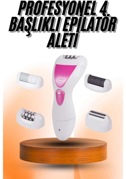 4 Başlıklı Bakım Cihazı Epilatör Tüy Alma Makinesi Topuk Törpüsü fiyatları