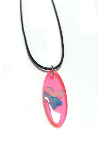 Kartopu Çiçeği Oval Epoksi Kolye fiyatları