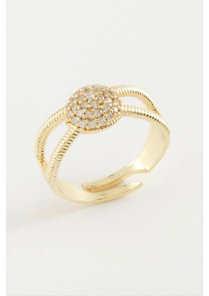 Yuvarlak Taşlı Yüzük