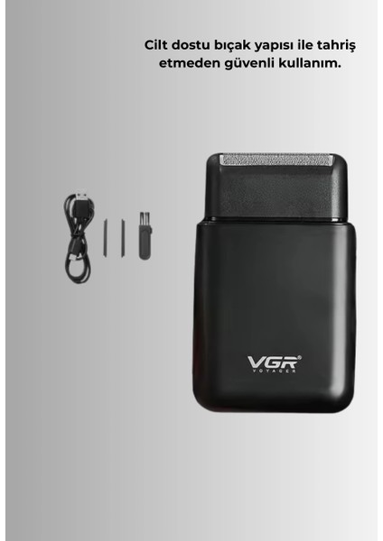 Ultra Ince Elektrikli Tıraş Makinesi | USB Şarjlı ve Su Geçirmez fırsatları
