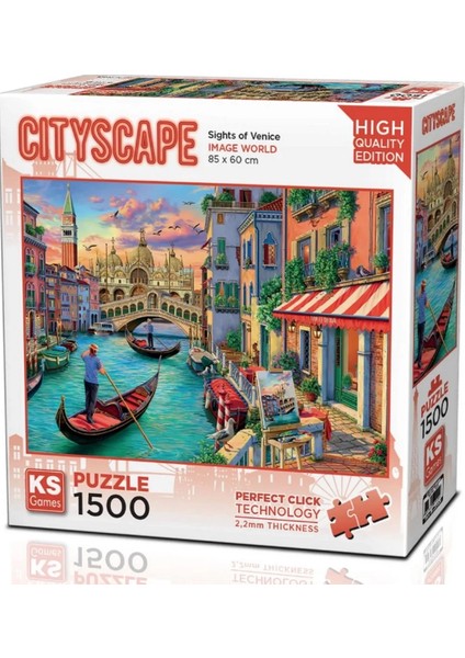 Ks Games Sights Of Venice Puzzle 1500 Parça 22029
