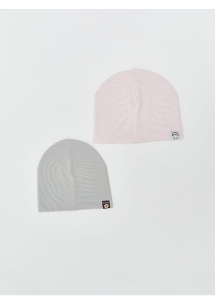 Yeni Sezon Basic Kız Bebek Bere 2'li