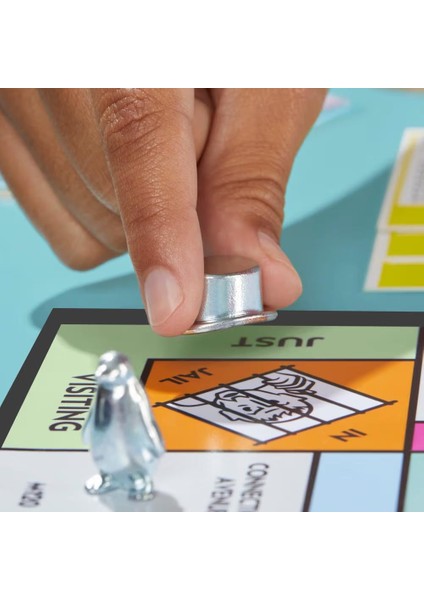 Monopoly Classic Büyük Jetonlu | Strateji, Emlak ve Yatırım Temalı Eğlenceli Kutu Oyunu 8+ Ya fırsatları