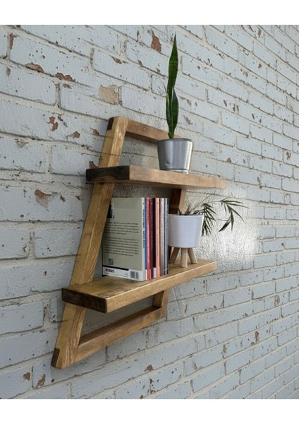 Asimetrik Ahşap Raf fırsatları