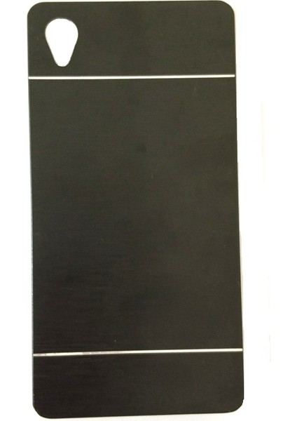 ESLIFETECH26AKSESUAR Sony Xperia Z2-Z3 Uyumlu Sert Plastik Arka Koruma Kapak Kılıf-Siyah