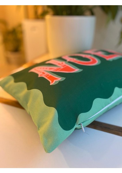 Noel Yazılı Yılbaşı Temalı Çift Taraflı Süet Kırlent Kılıfı - Yılbaşı Kırlent Kılıfı fiyatları