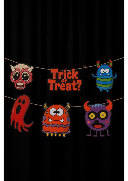 Halloween Cadılar Bayramı Banner Monster 6 Figür fırsatları