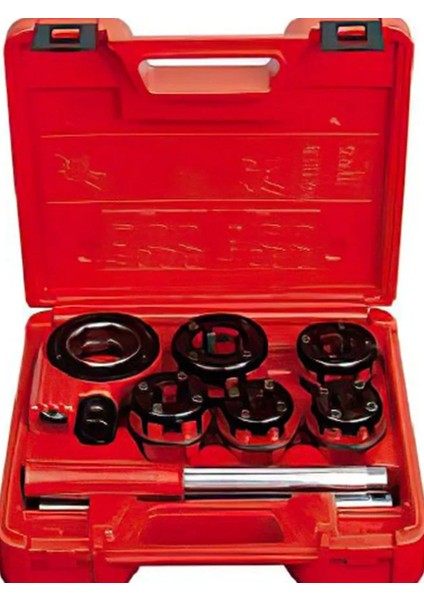 Boru Pafta Takımı 7'li Set Çantalı 1/2 - 3/4 - 1'' - 1-1/4 - 1-1/2 - 2''- Pafta Kolu