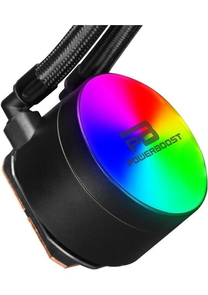 Power Boost Noble 120 120MM LGA1700/AM5 Soket Argb Sıvı Soğutma fırsatları