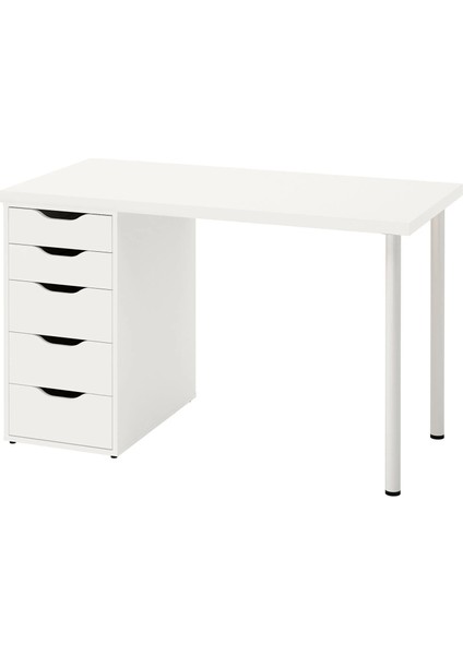 Alex Çalışma Masası Beyaz 120 x 60 cm Lagkapten Adıls