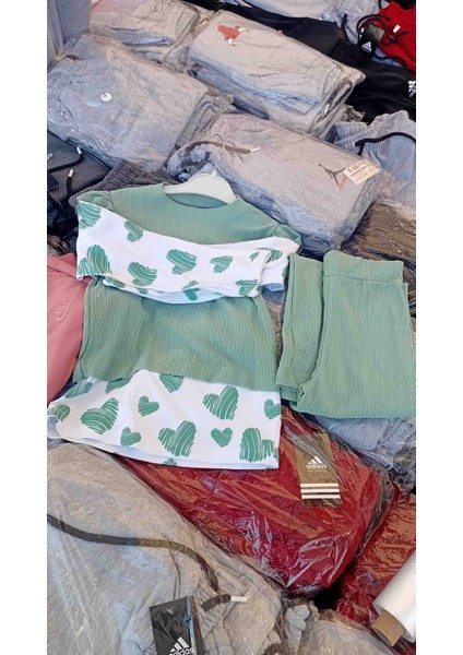 Sevgiyle Tasarlandı Kalple Giydirildi – Pembe Çocuk Takımı fiyatları