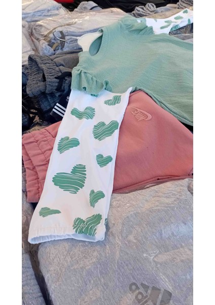 Sevgiyle Tasarlandı Kalple Giydirildi – Pembe Çocuk Takımı modelleri