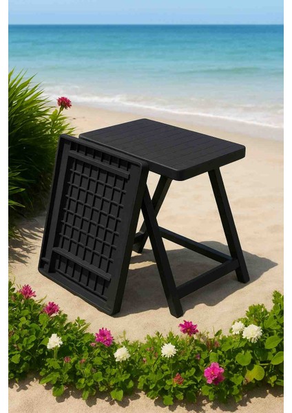 Katlanır Kamp Masası Seti + 2 Tabure | 32 Parça Piknik Seti Hediyeli | Taşınabilir Masa 50X40X40 cm | En Çok Satan Model fiyatları