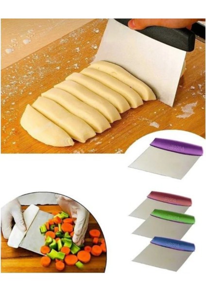 Hamur Kazıyıcı ve Kesici Spatula – Paslanmaz Çelik modelleri