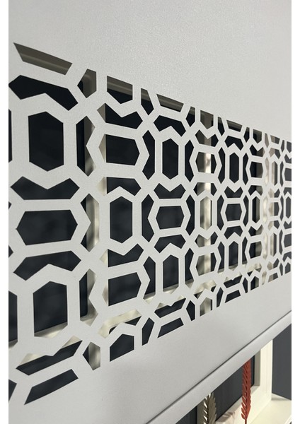 Serin Home Colection Lazer Kesim Gri Kalın Stor Güneşlik Perde (Dayanıklı Alüminyum Kasa) modelleri