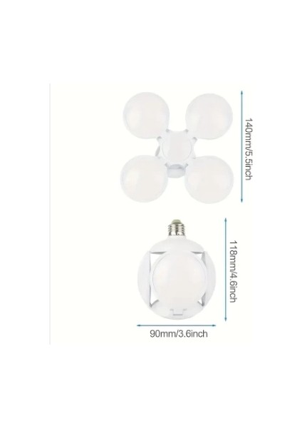 LED Futbol Ufo Ampul E27 28W 360 Derece Katlanır Lamba Ac 220V Lamba LED Spot Işık Beyaz Glop LED fiyatları