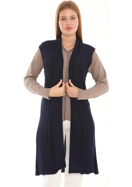 Akordeon Örgü Triko Yelek 108