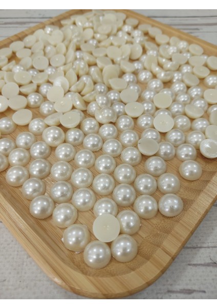 Lüks Yarım Yapıştırma Inci 12 mm 50 gr (120 Adet) fiyatları