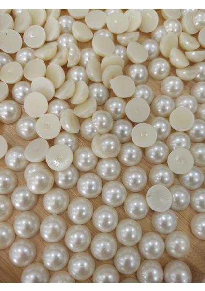 Lüks Yarım Yapıştırma Inci 12 mm 50 gr (120 Adet) indirimleri
