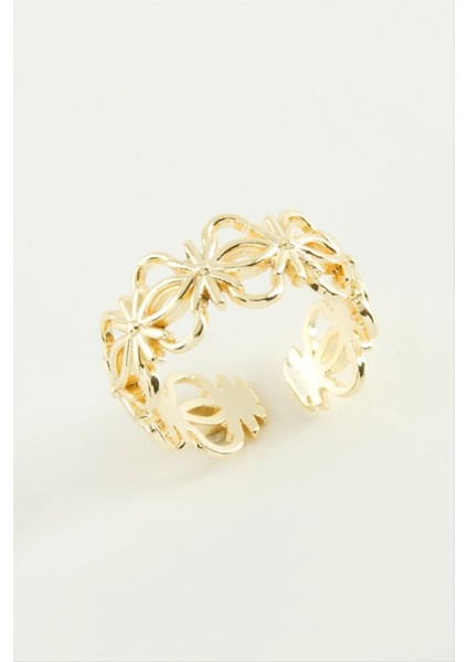 Çiçek Metal Yüzük