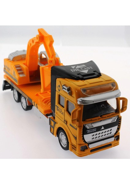 Die Cast Çek Bırak Sarı Kepçe