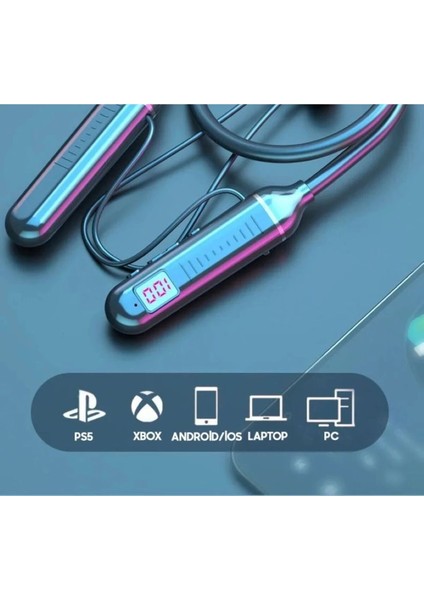 Fitness Tutkunu Boyundan Askılı Bluetooth Kulaklık 130 Saat Çalma Süresi fırsatları