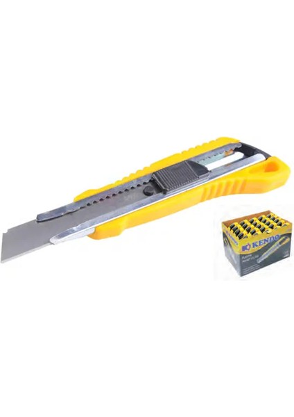 Kendo Plastik Maket Bıçağı - Falçata - Otomatik Kilitli