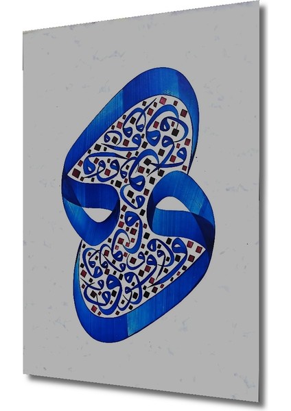 Mavi Geometrik Soyut Ahşap Mdf Dekoratif Ev/işyeri Duvar Tablo Dikdörtgen Ev/işyeri Duvar Tablo fiyatları