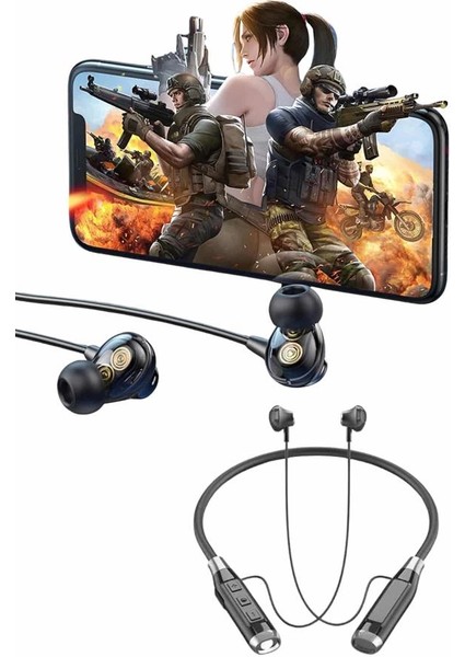 Bluetooth Kulaklık 120 Saat Kullanım Süresi Boyun Askılı Bluetooth Kablosuz Kulaklık fırsatları