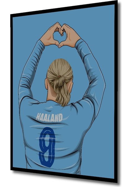 Çerçeve Görünümlü Futbolcu Aşkı Dekoratif Ahşap Mdf Ev Duvar Tablo Dikdörtgen Ev Duvar Tablo fiyatları