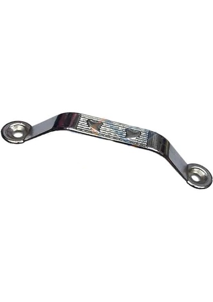Dekoratif Zamak Kulp Dıştan - 64MM, Nikel, 1 Adet