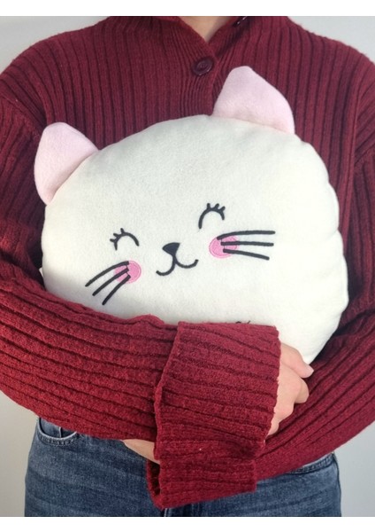 Meow Yazılı Peluş Kedi – Yumuşak Şirin - Rotaly fiyatları