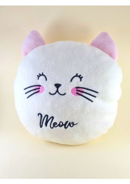 Meow Yazılı Peluş Kedi – Yumuşak Şirin - Rotaly indirimleri